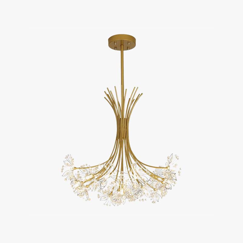 FLORE - Lustre Fleur Luxe, Métal/Acrylique.