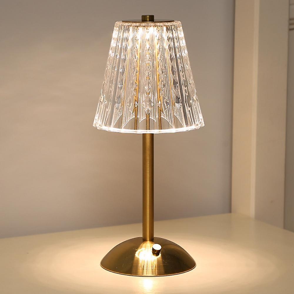 NOLA - Lampe de table en cristal doré