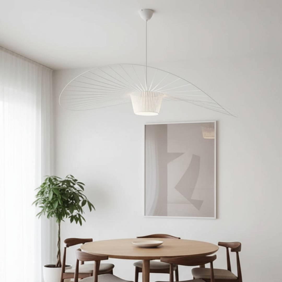 VERTIGO - Luminaire Suspension Moderne, Noir/Blanc/Doré/Marron