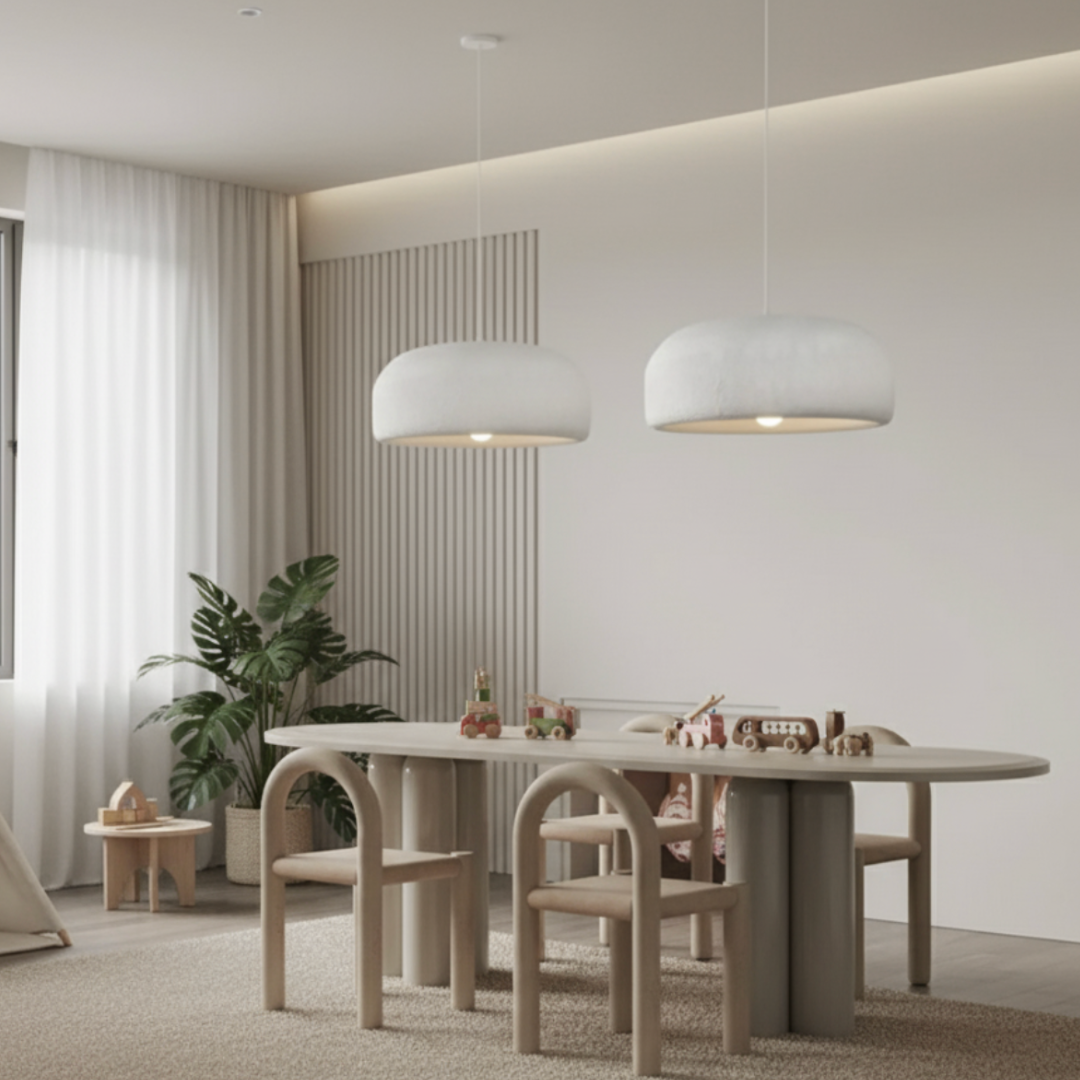SANA - Suspension Wabi Sabi simple, Blanc