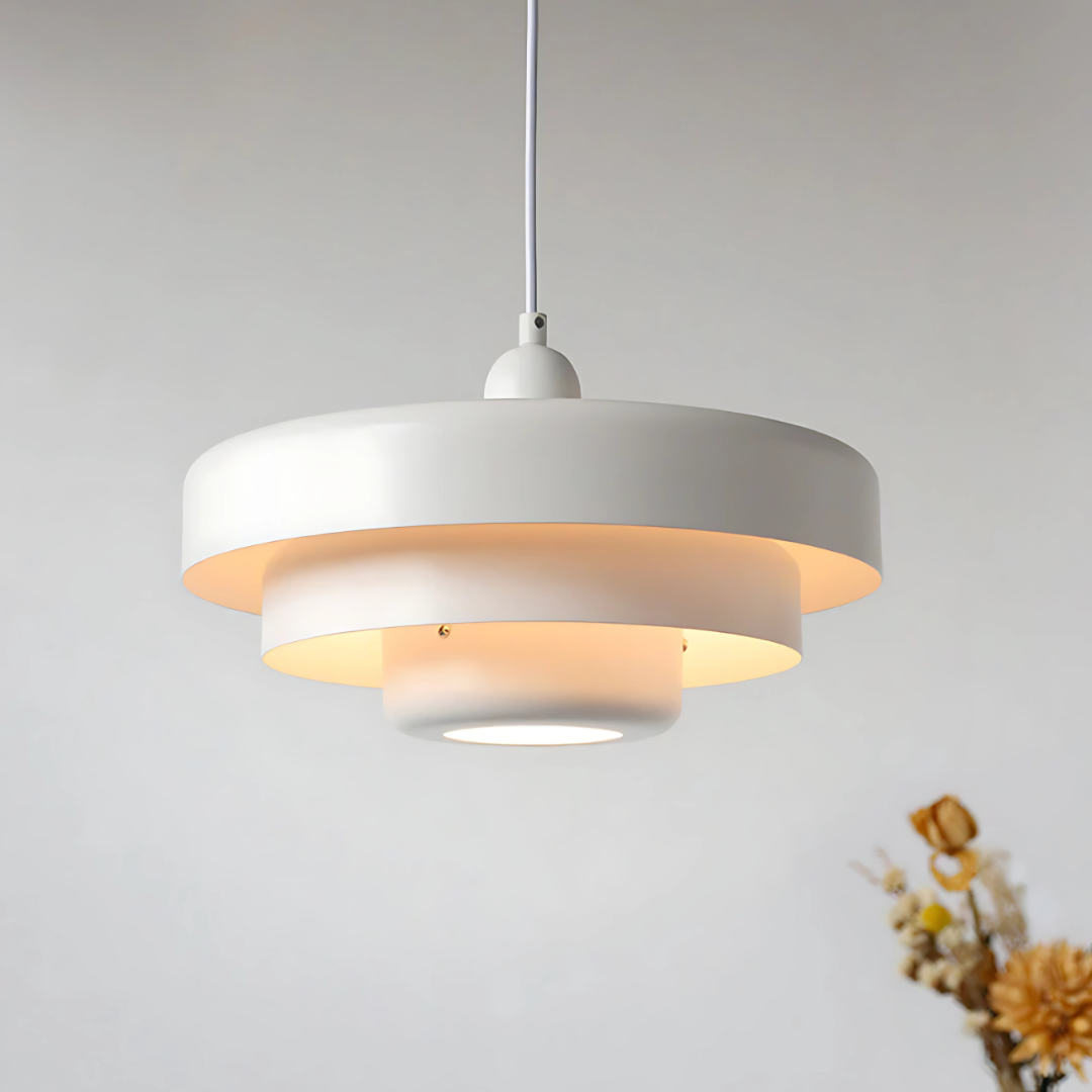ZORA - Suspension Moderne, Orange/Blanc/Vert