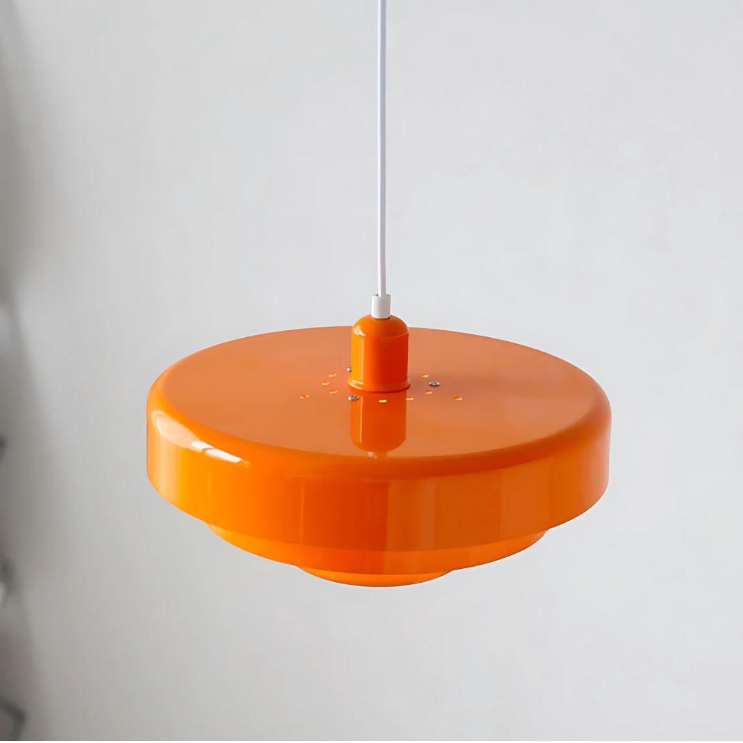 ZORA - Suspension Moderne, Orange/Blanc/Vert