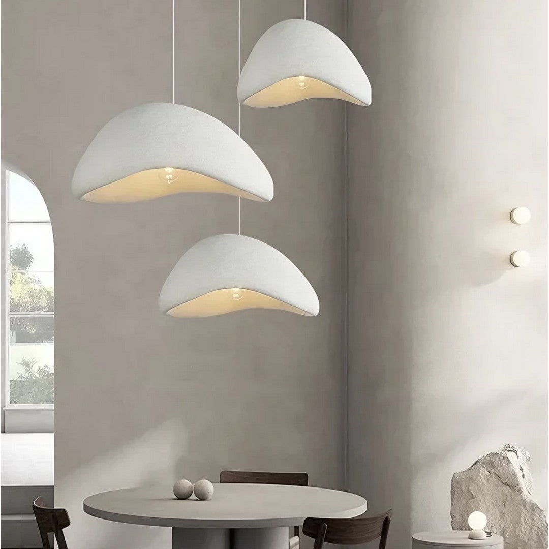 ZENA - Lustre Suspension Wabi Sabi, Blanc