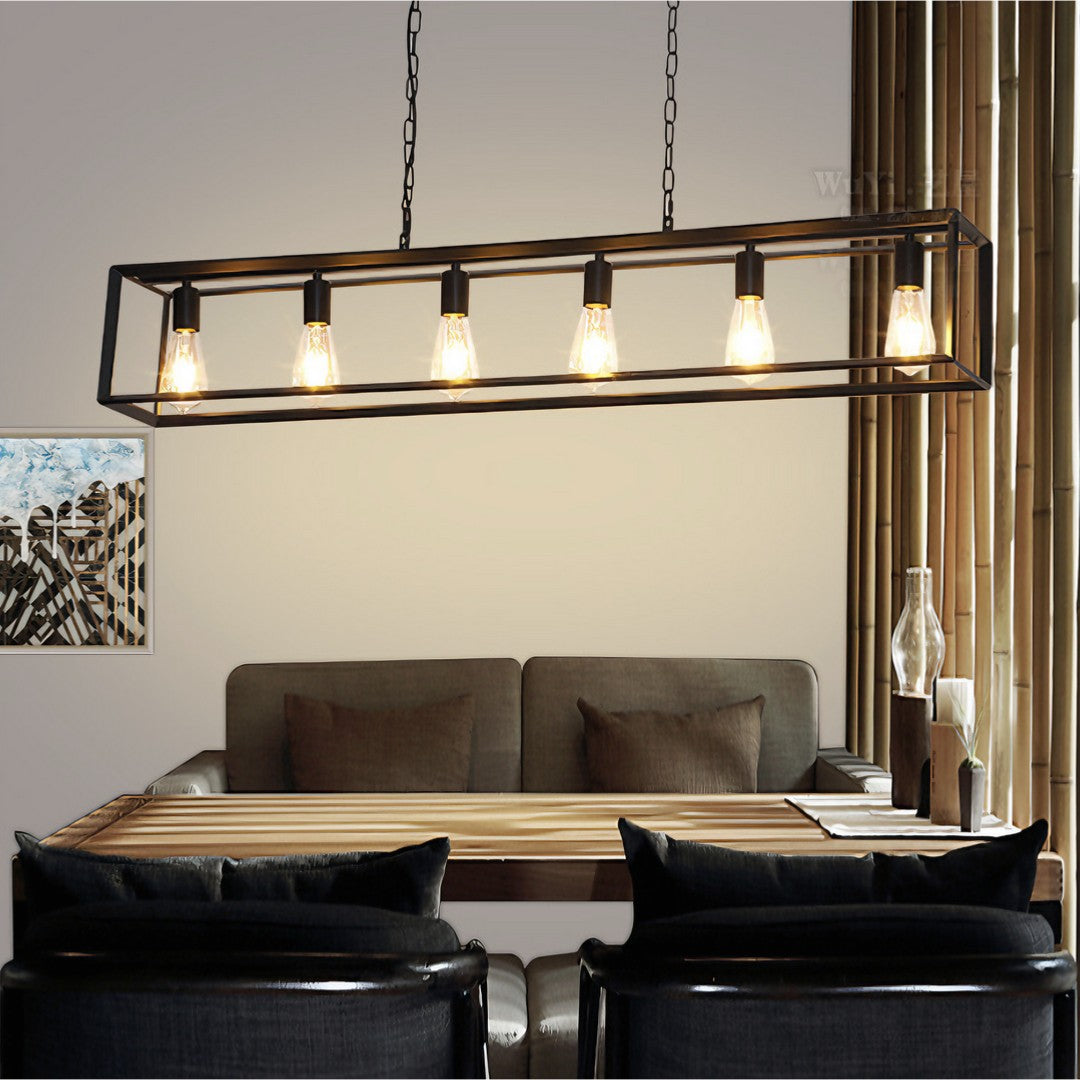 VÉDA - Suspension Vintage Métal , Noir/Doré