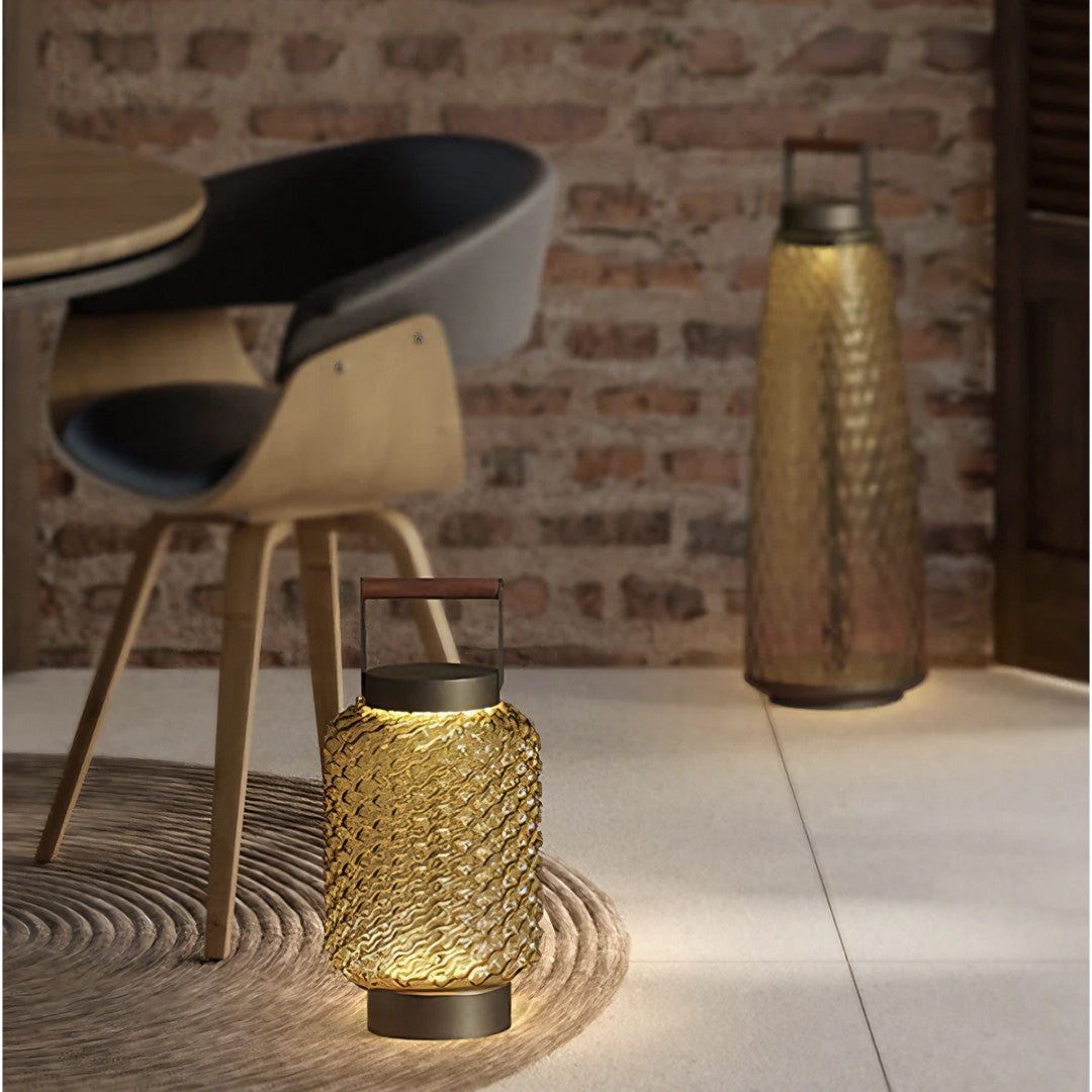 ORIS - Lampadaire Extérieur Solaire LED Lanterne Vintage, Clair