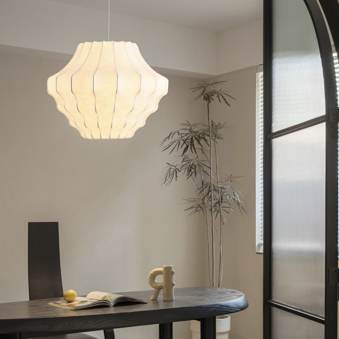 AYA - Lustre Suspension Wabi Sabi, Soie Blanc