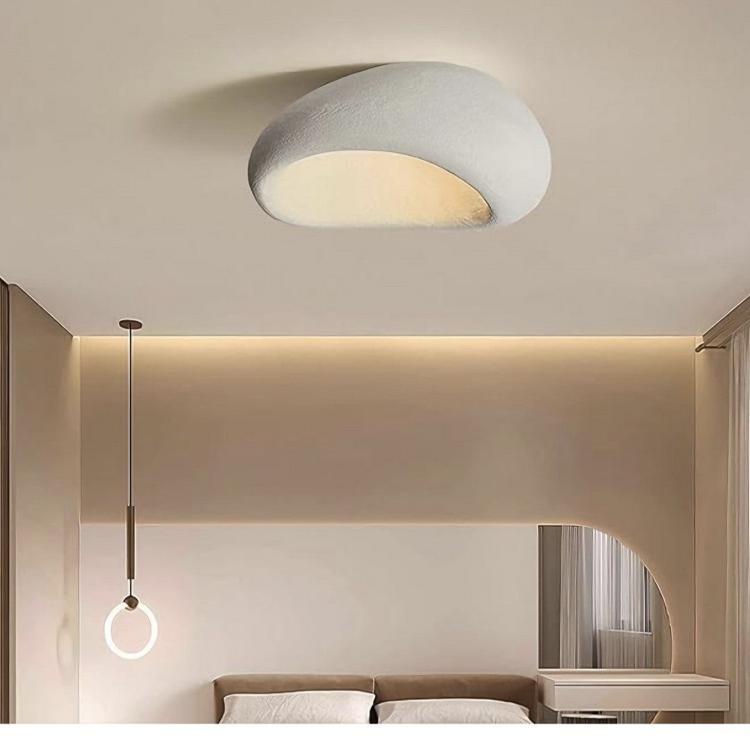 GOYA - Plafonnier Encastré Style Wabi Sabi, Blanc