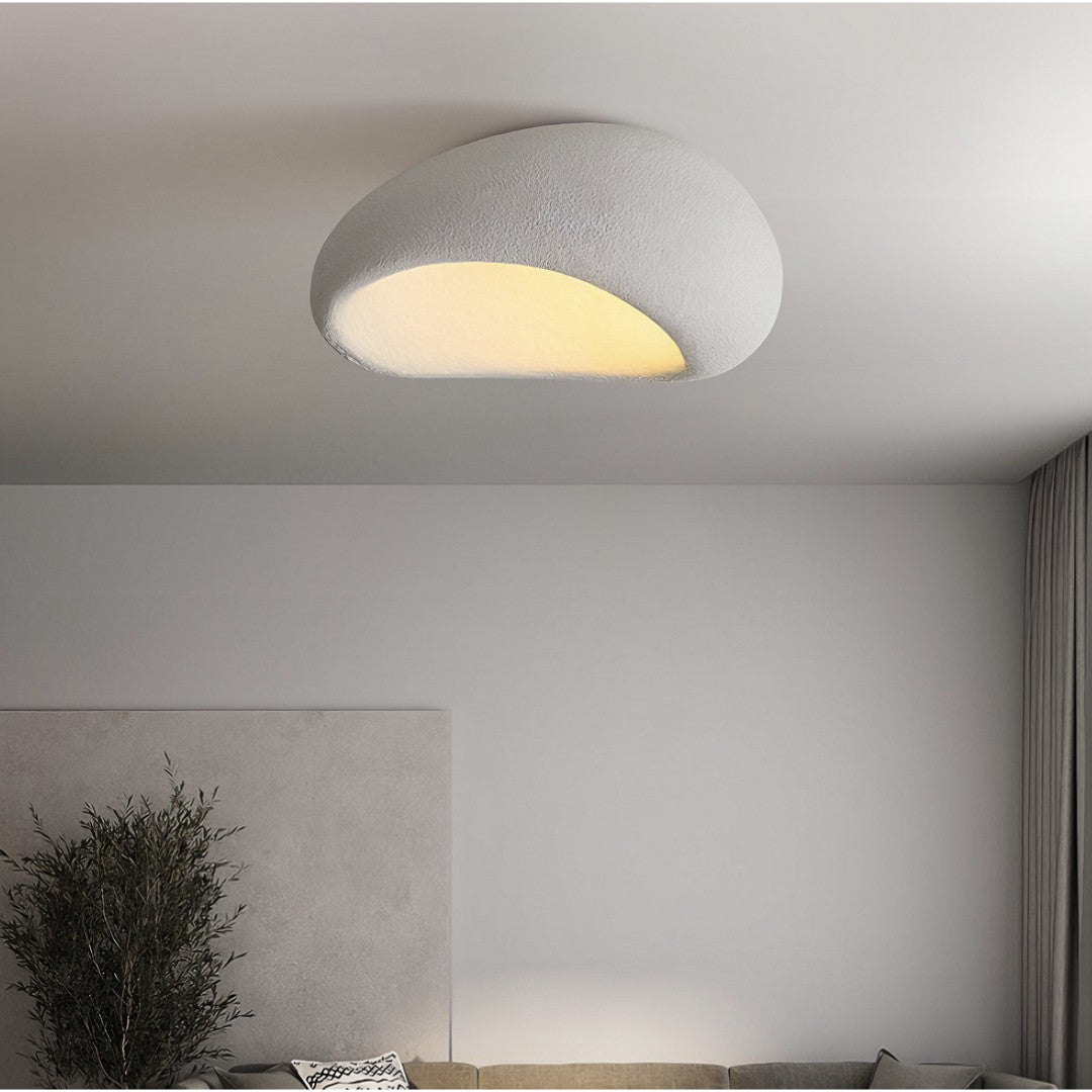 GOYA - Plafonnier Encastré Style Wabi Sabi, Blanc