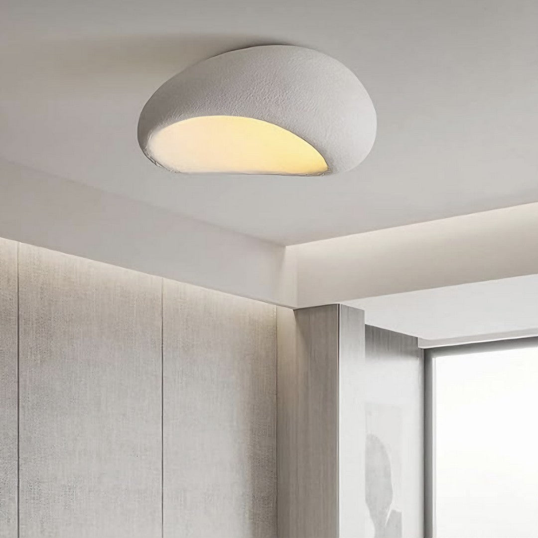 GOYA - Plafonnier Encastré Style Wabi Sabi, Blanc