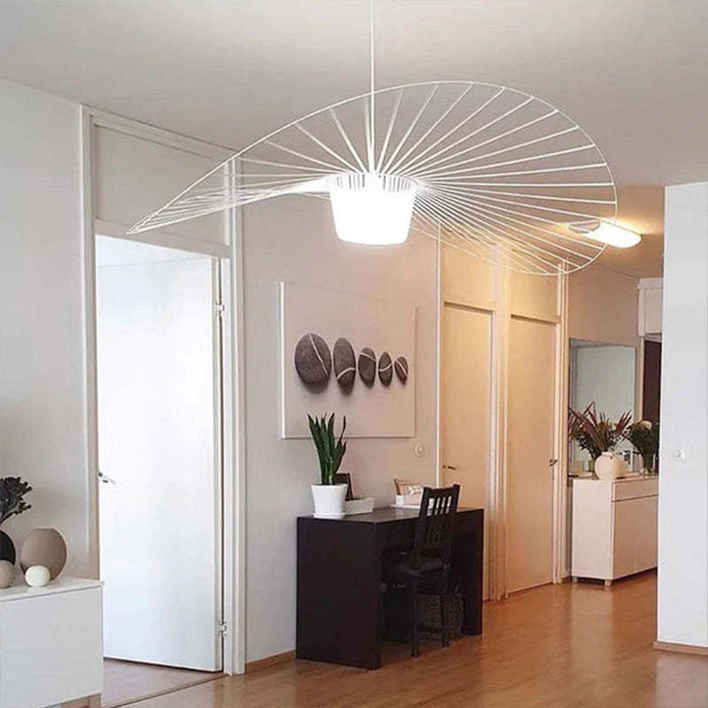 VERTIGO - Luminaire Suspension Moderne, Noir/Blanc/Doré/Marron