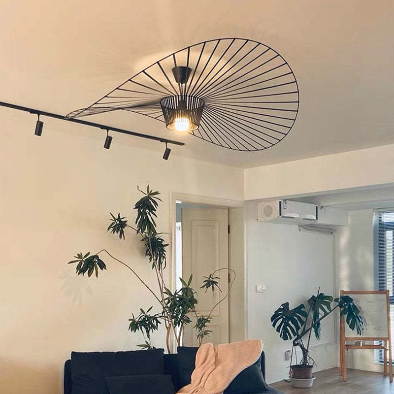 VERTIGO - Luminaire Suspension Moderne, Noir/Blanc/Doré/Marron