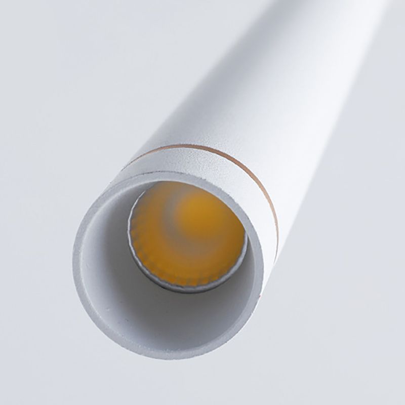 LUMI - Luminaire Suspension Moderne, Métal, Noir/Blanc