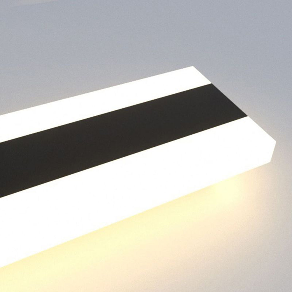 RECTA - Applique Murale Intérieur Linéaire Minimaliste LED, Noir