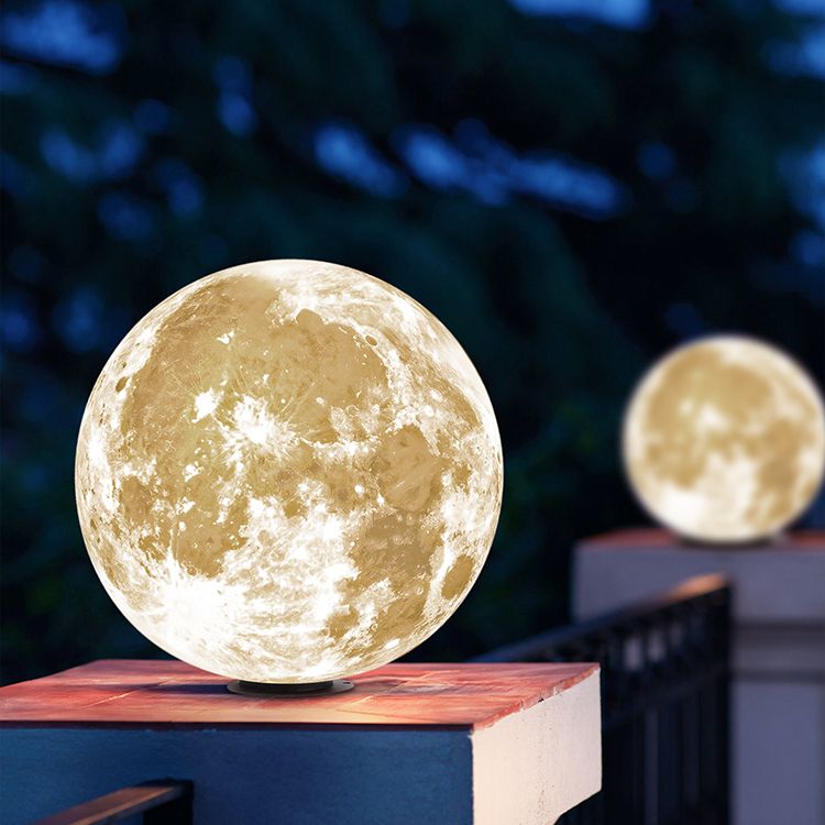 LUNA - Eclairage Extérieur Solaire LED, Lune