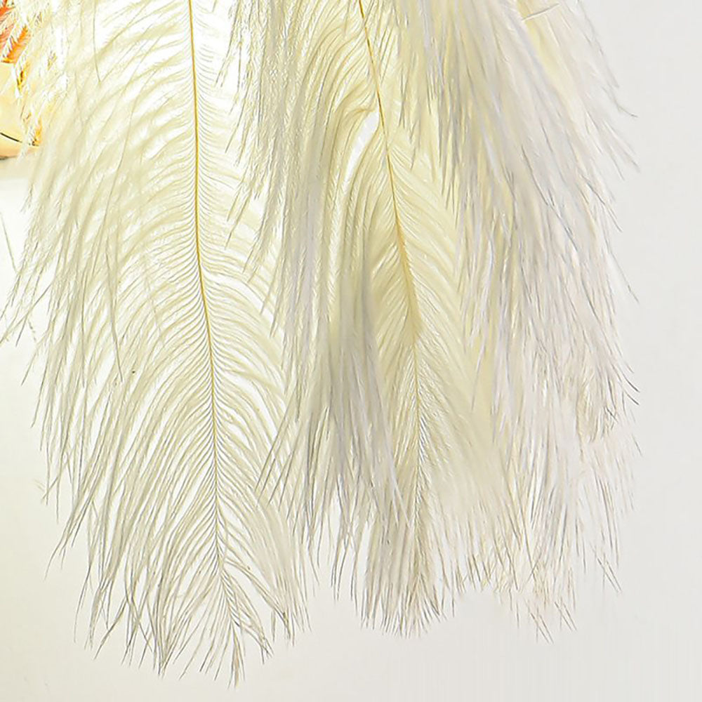 PLUMIA - Applique Murale Plume, Blanche