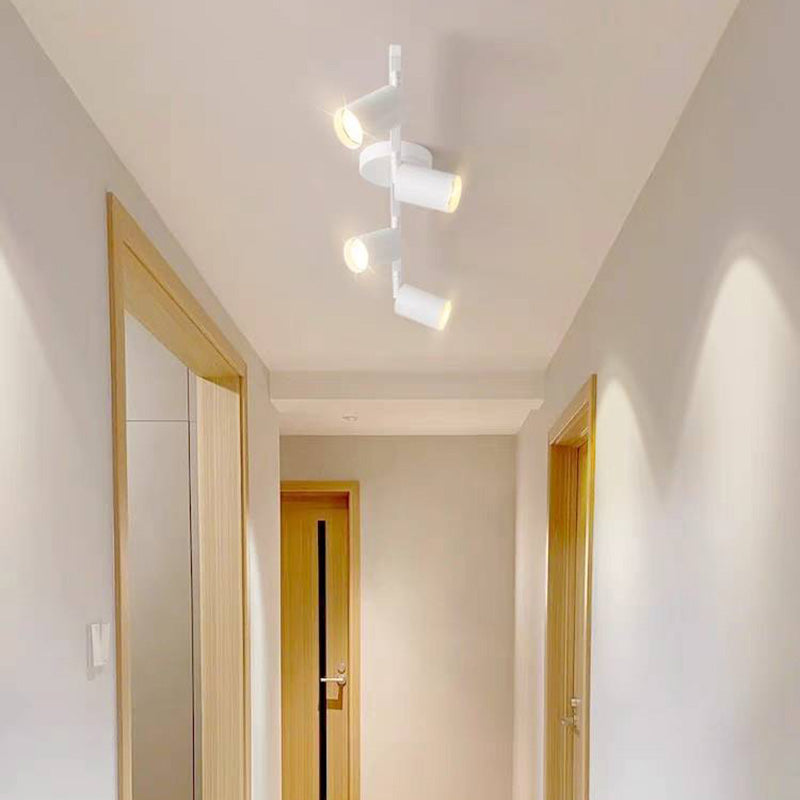 UMO - Plafonnier (Spot) LED Moderne, Noir/Blanc/Doré