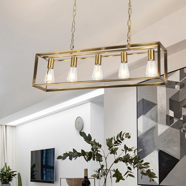 VÉDA - Suspension Vintage Métal , Noir/Doré