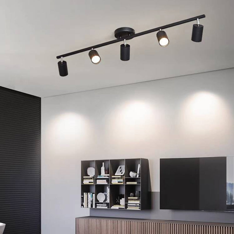 UMO - Plafonnier (Spot) LED Moderne, Noir/Blanc/Doré