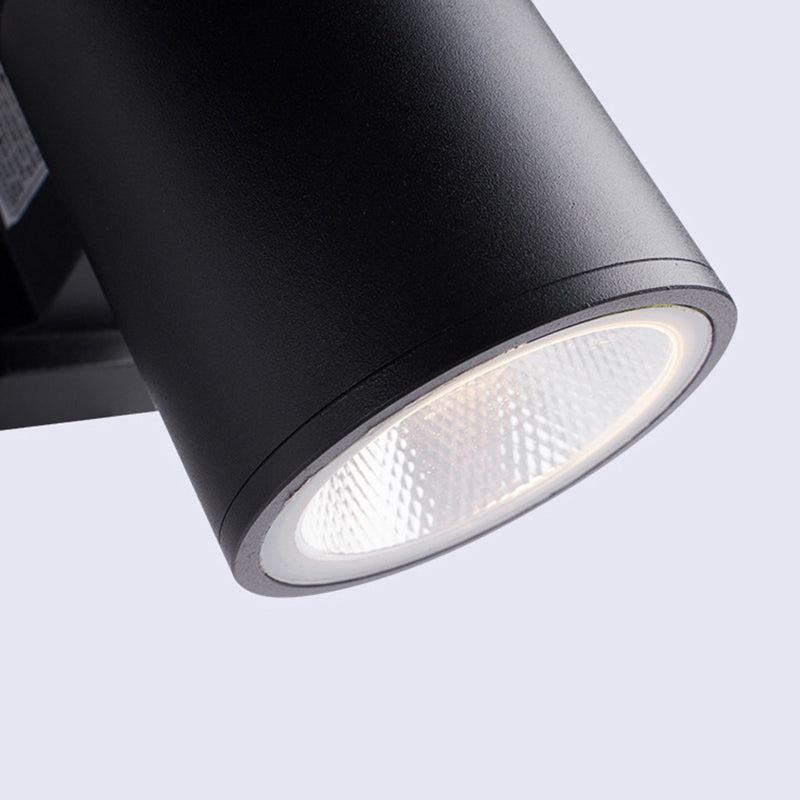MILO - Applique Extérieur Cylindre Moderne, Noir