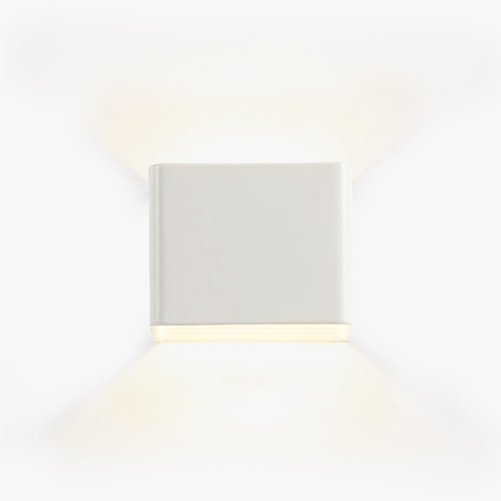 SYLLA - Applique Murale Intérieure Carrée Moderne, 5-Couleurs
