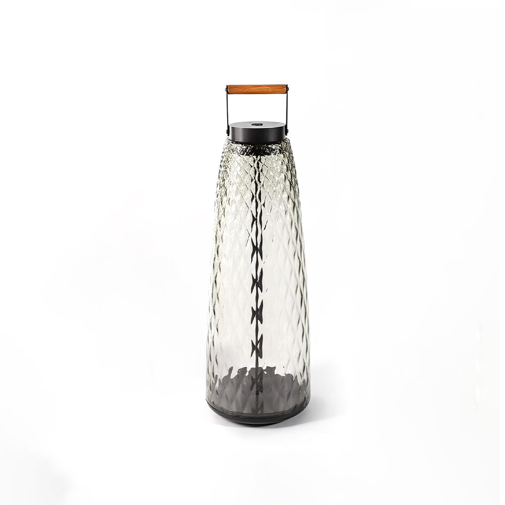 ORIS - Lampadaire Extérieur Solaire LED Lanterne Vintage, Clair