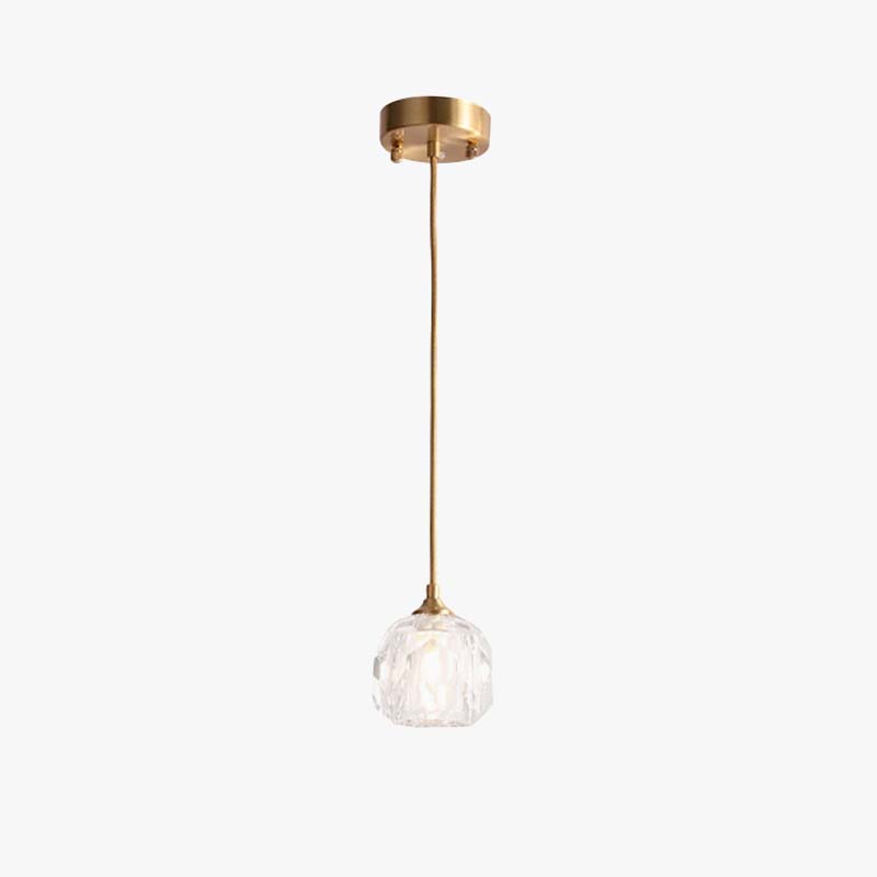 CRISTA - Luminaire Suspendu Moderne, Doré