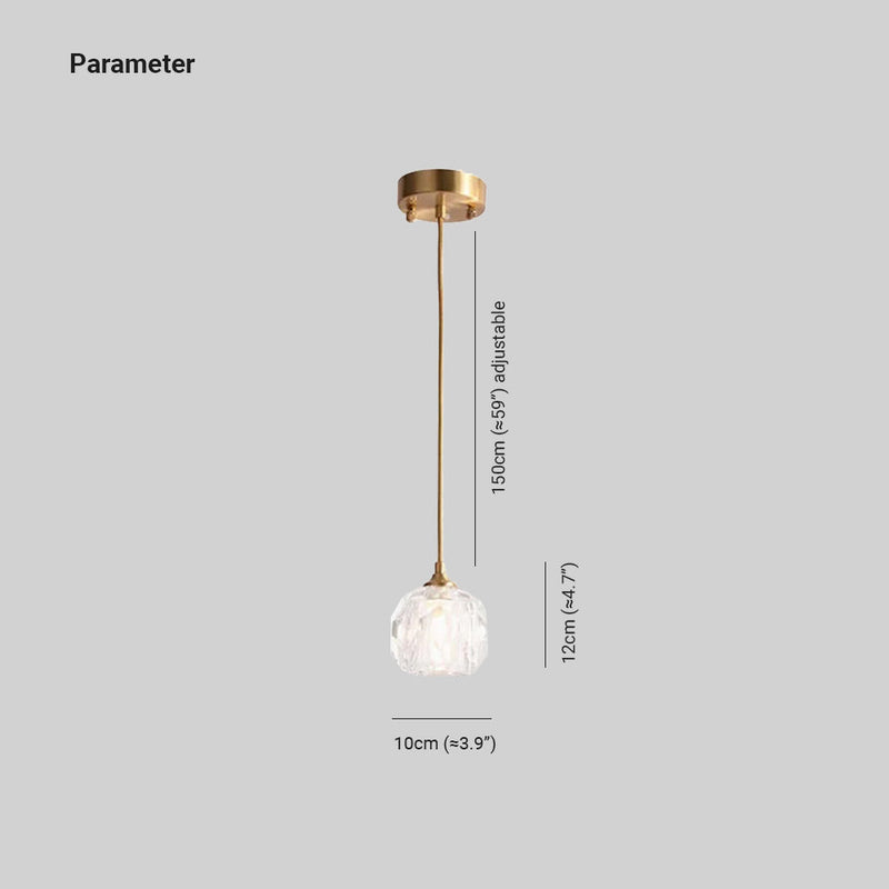 Luminaire Suspendu Moderne, Doré