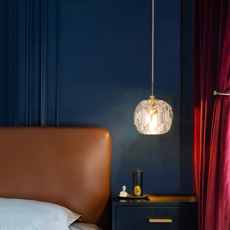 CRISTA - Luminaire Suspendu Moderne, Doré