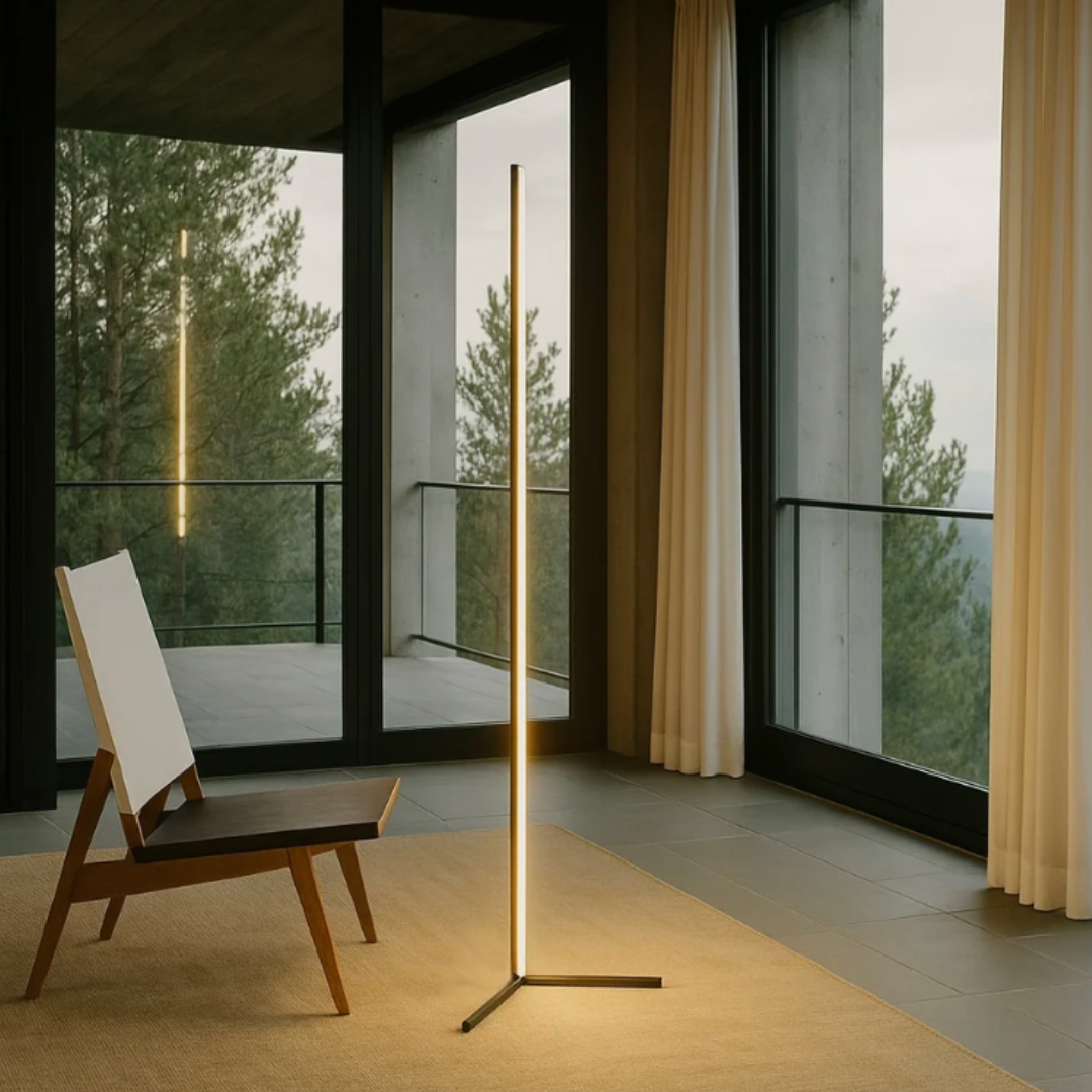 LUMIX - Lampadaire d'angle LED, Connecté