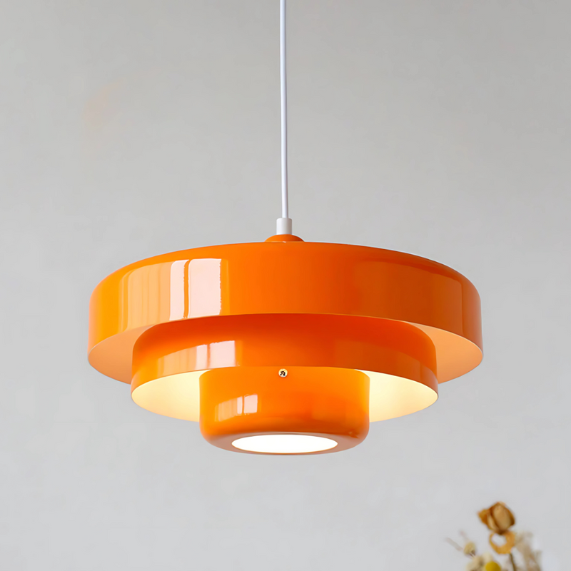 ZORA -  Suspension Moderne, Orange/Blanc/Vert