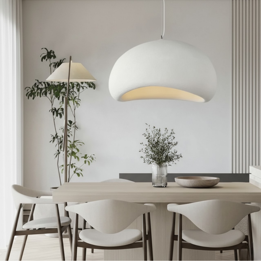 ZENA - Lustre Suspension Wabi Sabi, Blanc