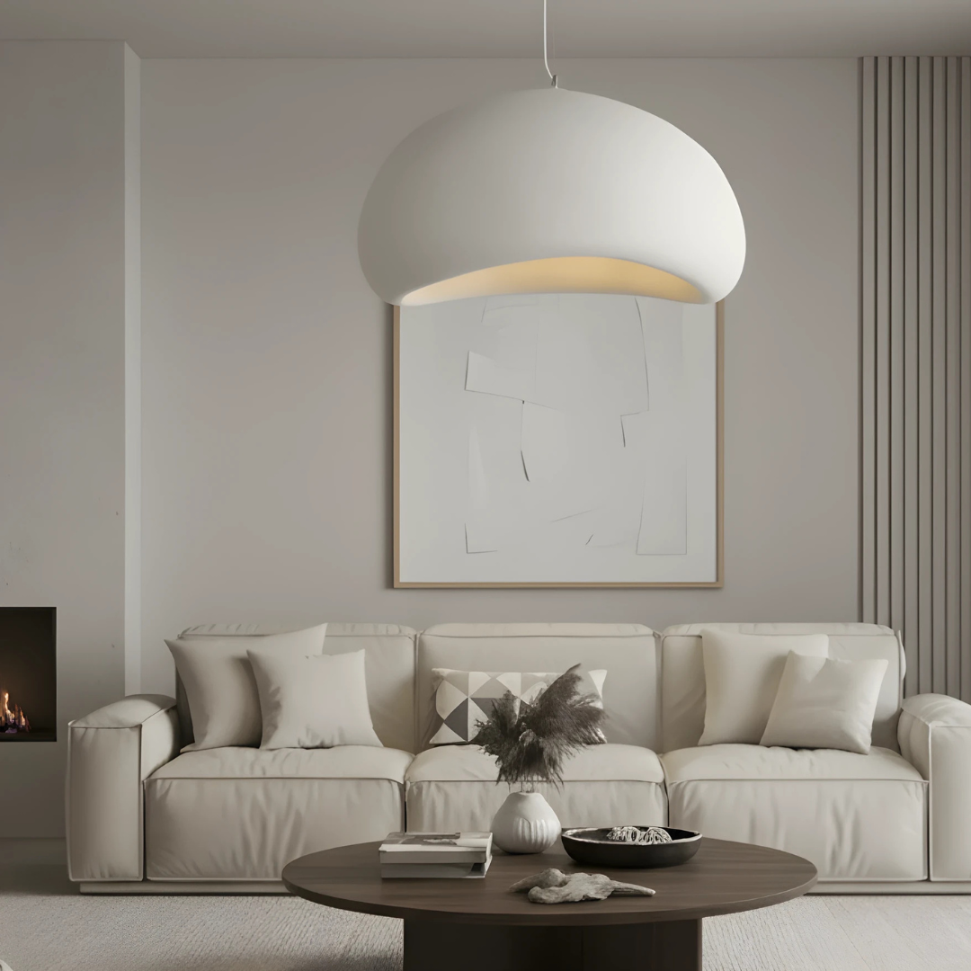 ZENA - Lustre Suspension Wabi Sabi, Blanc