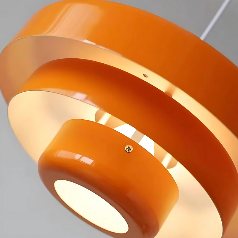 ZORA -  Suspension Moderne, Orange/Blanc/Vert