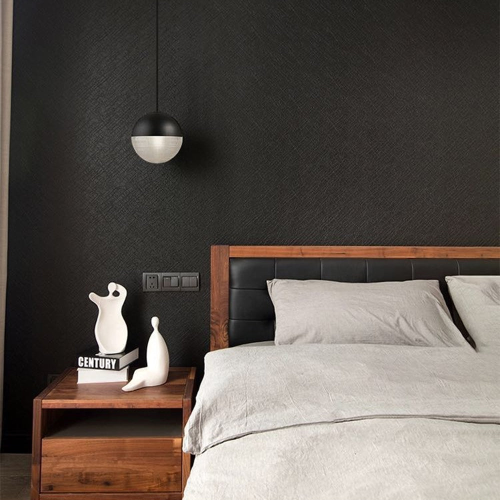 NAVA - Suspension Boule Moderne, Noir/Doré