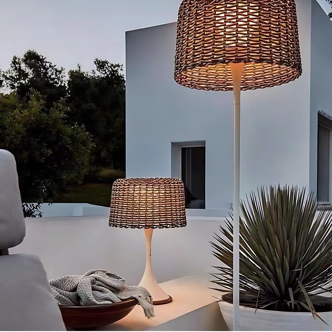 TERRÉO - Lampe/Lampadaire Cylindrique Solaire