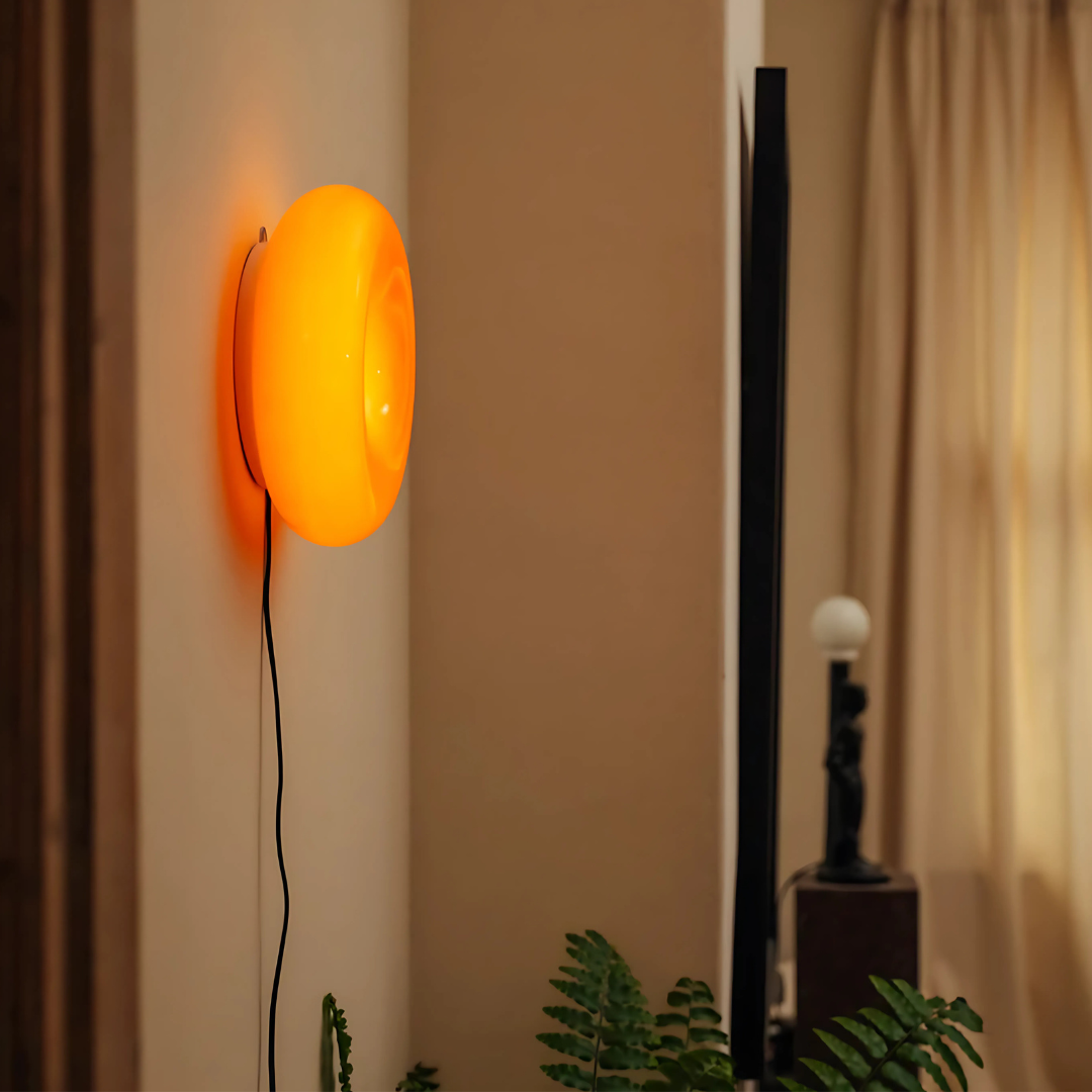 ORANO - Applique Murale/Lampe Vintage, Orange