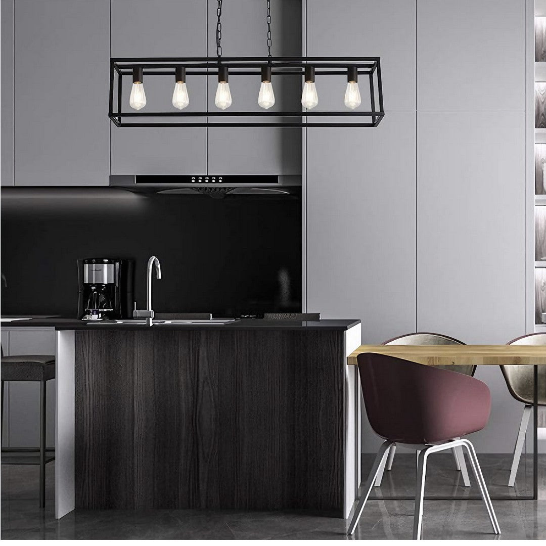 VÉDA - Suspension Vintage Métal , Noir/Doré