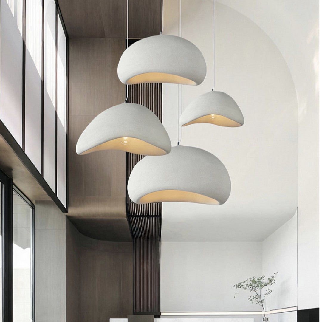 ZENA - Lustre Suspension Wabi Sabi, Blanc