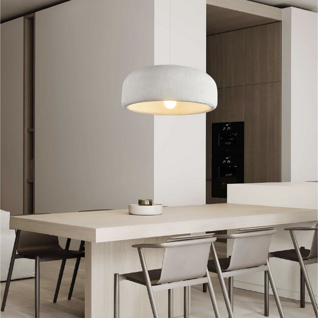 SANA - Suspension Minimaliste Wabi Sabi, Blanc