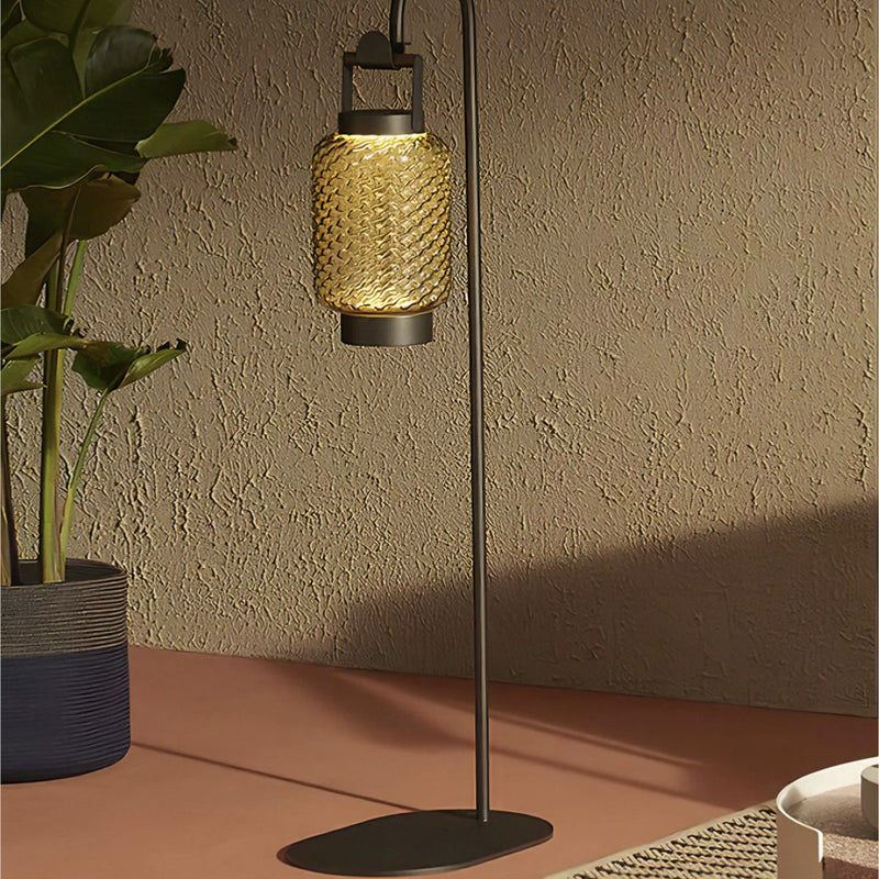 Lampadaire Extérieur Solaire LED Lanterne Vintage, Clair