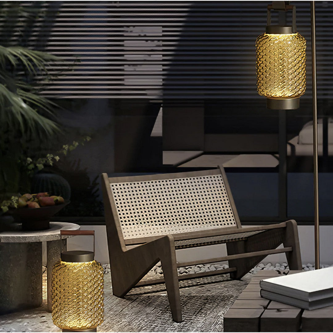 ORIS - Lampadaire Extérieur Solaire LED Lanterne Vintage, Clair