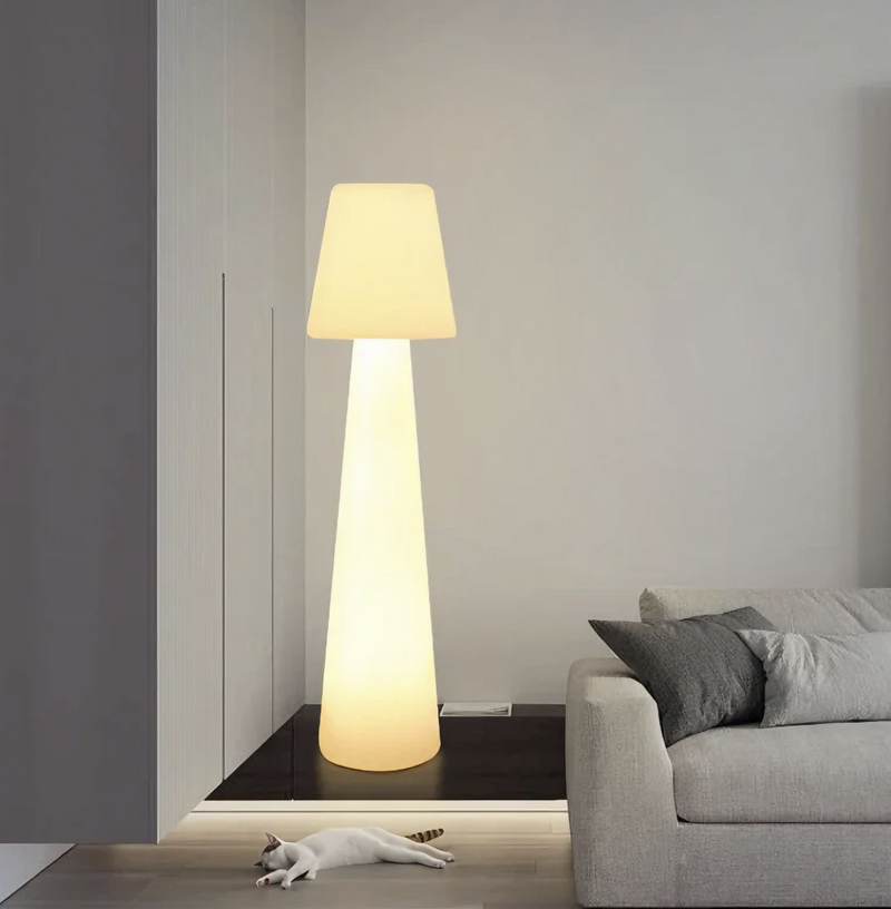 Lampadaire Extérieure LED Simple Moderne, Blanc