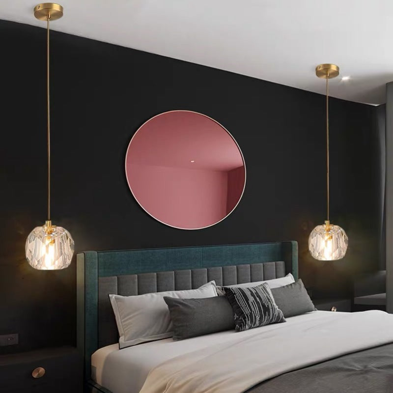CRISTA - Luminaire Suspendu Moderne, Doré