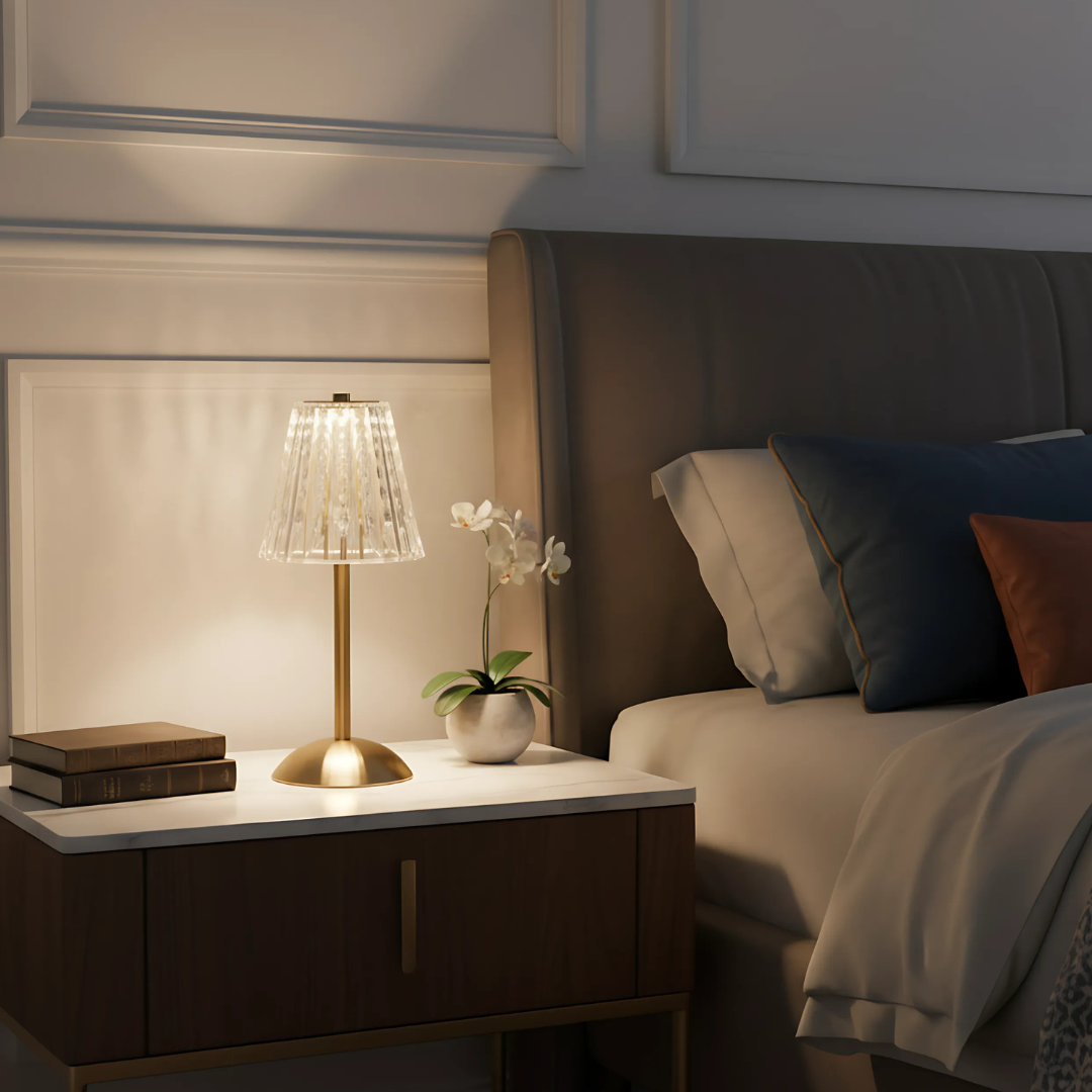 NOLA - Lampe LED Cristal Doré