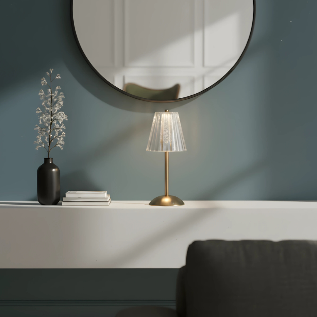 NOLA - Lampe LED Cristal Doré