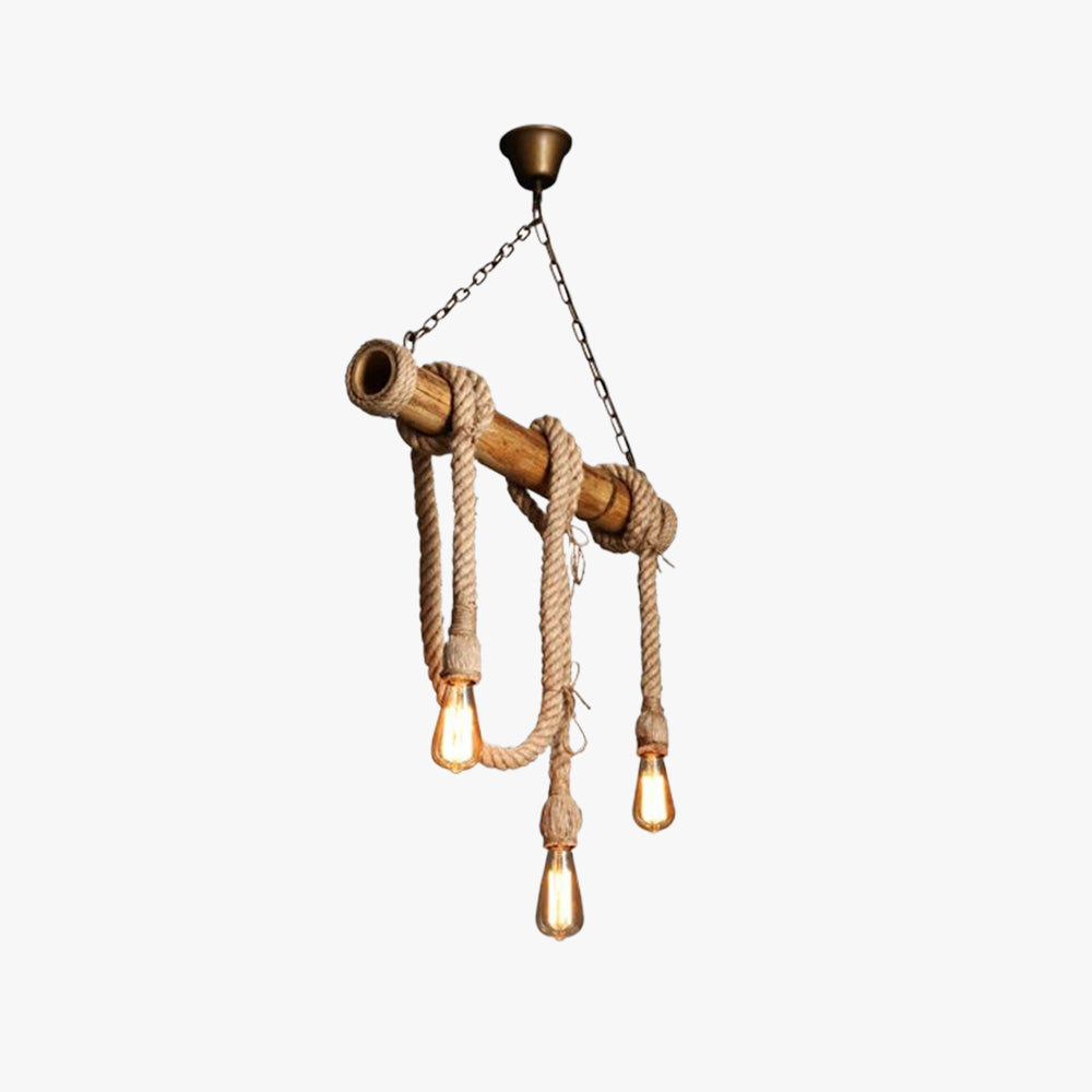 SAYA - Suspension Naturel Bambou, Marron
