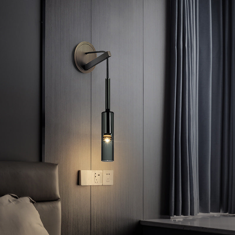 VANO - Luminaire Suspension/Applique Murale Moderne, Métal/Verre