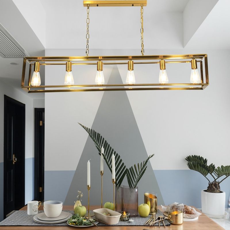VÉDA - Suspension Vintage Métal , Noir/Doré