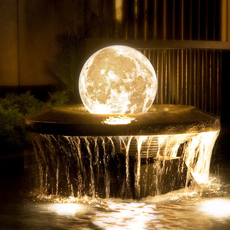 LUNA - Eclairage Extérieur Solaire LED, Lune