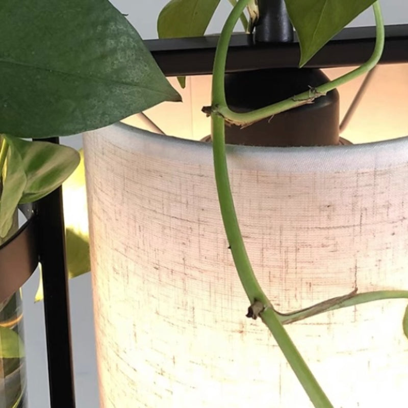 NABA - Luminaire Suspendu Moderne Noir/Métal/Verre